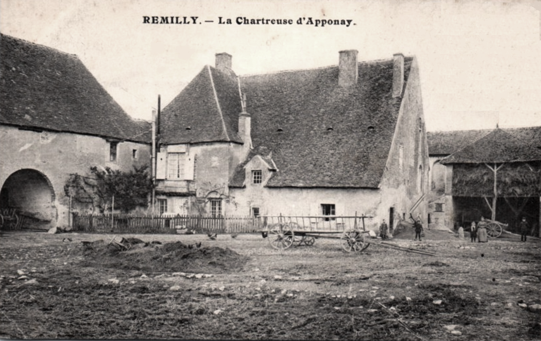 Rémilly (Nièvre) L'ancienne chartreuse d'Apponay CPA