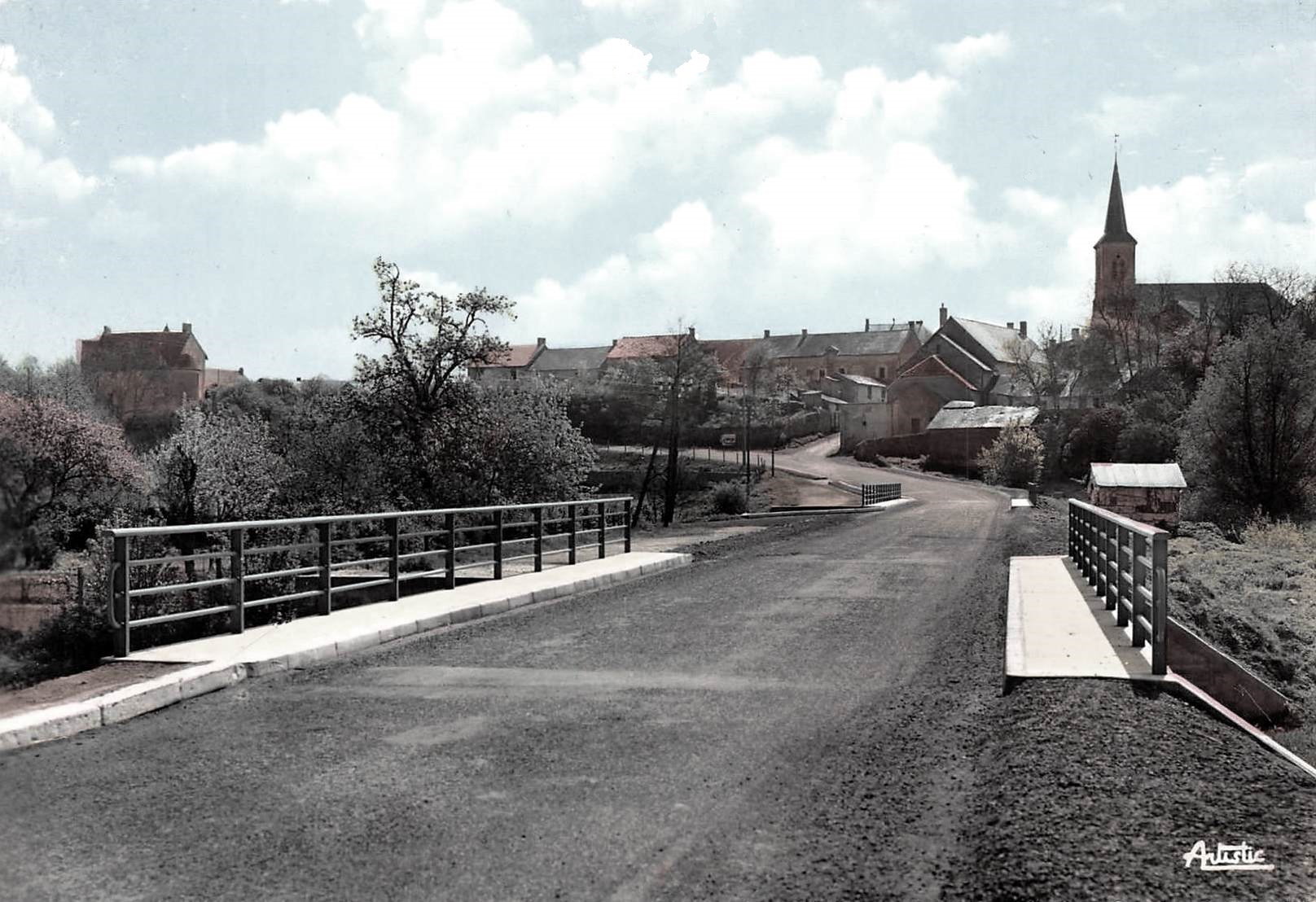 Rémilly (Nièvre) Les deux ponts CPA