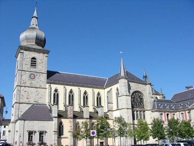 Remiremont 88 l abbatiale saint pierre