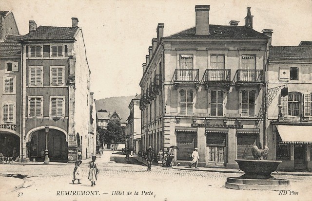 Remiremont 88 l hotel de la poste cpa