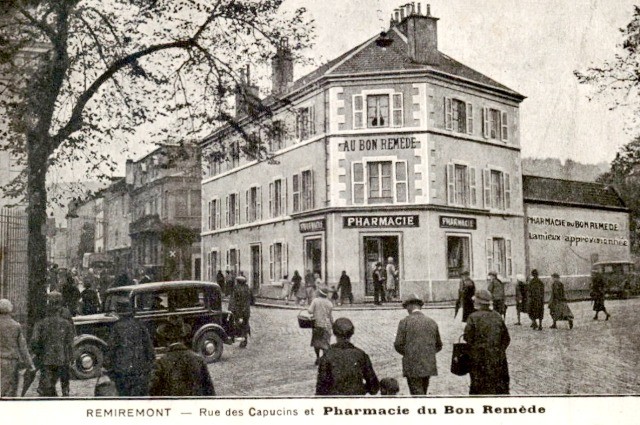 Remiremont 88 la pharmacie du bon remede cpa