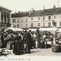 Remiremont 88 la place du marche cpa