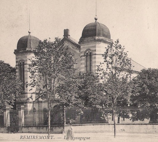 Remiremont 88 la synagogue cpa