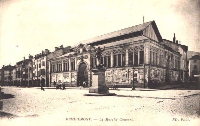 Remiremont 88 le marche couvert cpa