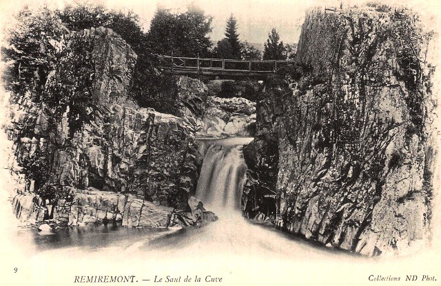 Remiremont 88 le saut de la cuve cpa