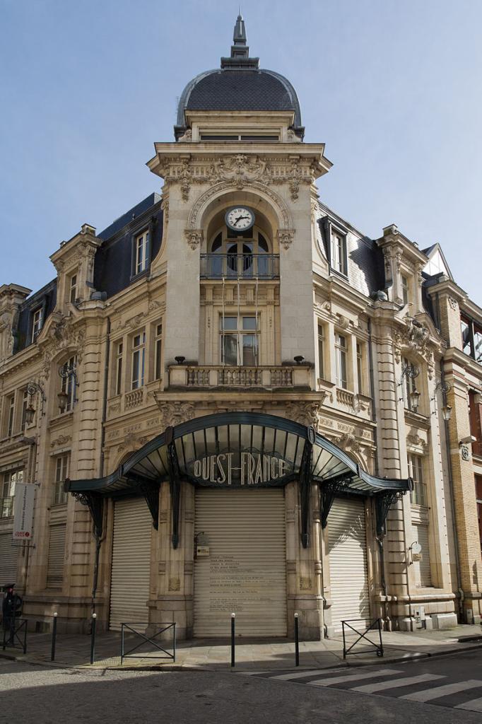 Rennes (Ille-et-Vilaine) L'ancien siège du Journal Ouest France