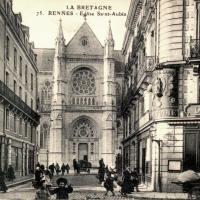 L'église Saint-Aubin CPA