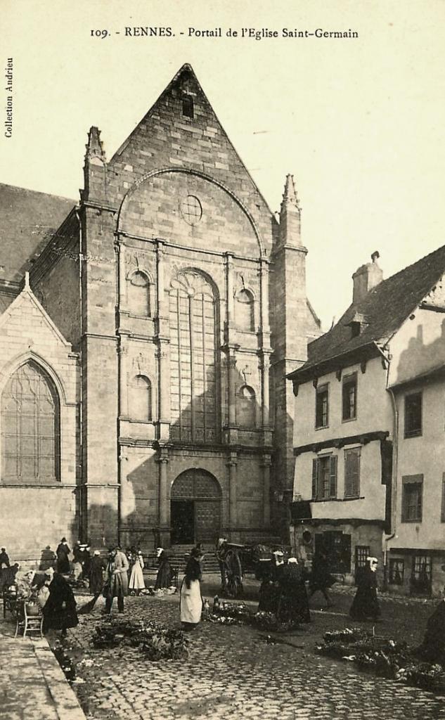 Rennes (Ille-et-Vilaine) L'église Saint-Germain CPA