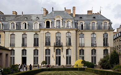 Rennes (Ille-et-Vilaine) L'Hôtel de Blossac où nait l'écrivain Paul Féval