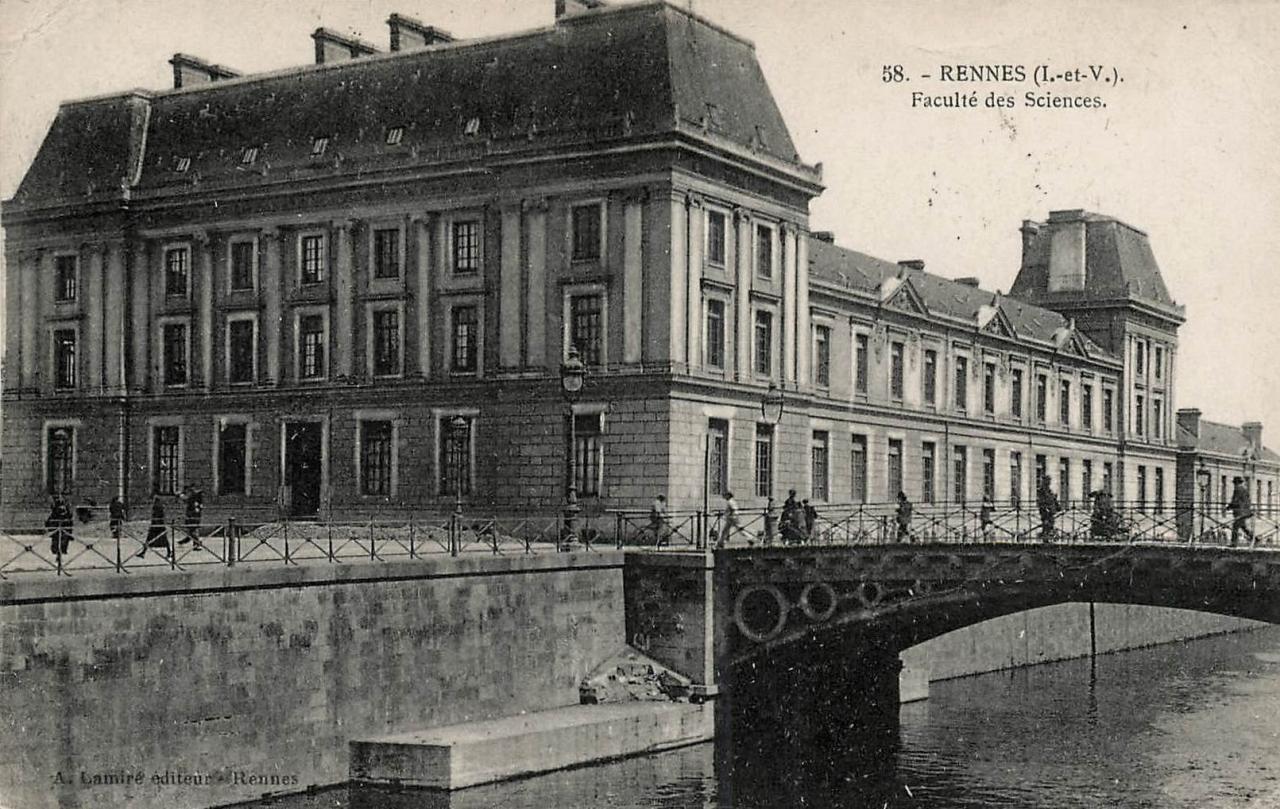 Rennes (Ille-et-Vilaine) La Faculté des Sciences CPA