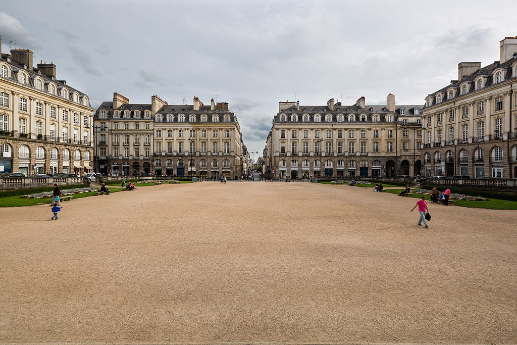 Rennes (Ille-et-Vilaine) La Place Royale ou du Parlement de Bretagne