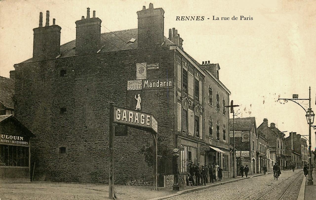 Rennes (Ille-et-Vilaine) La rue de Paris CPA