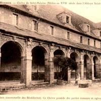 Le cloître Saint-Melaine CPA