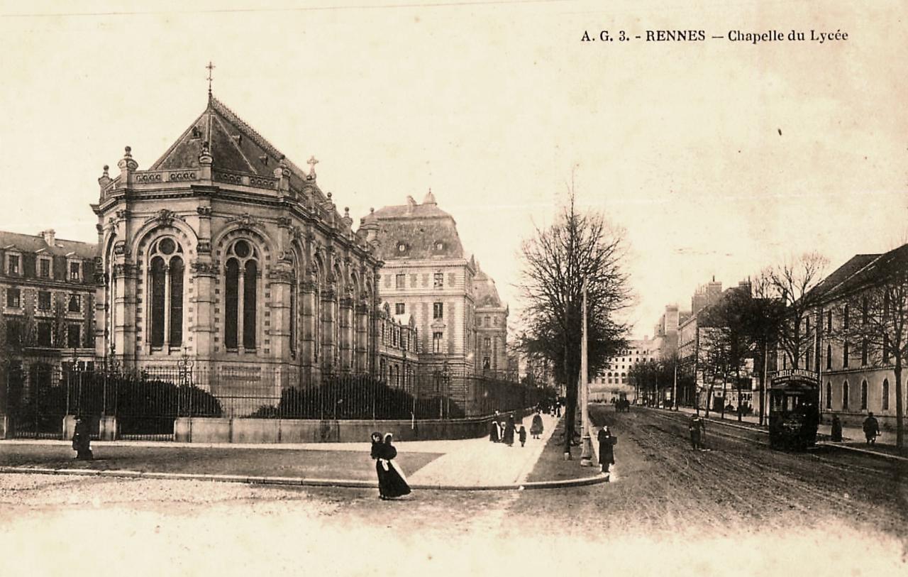Rennes (Ille-et-Vilaine) La chapelle du lycée CPA