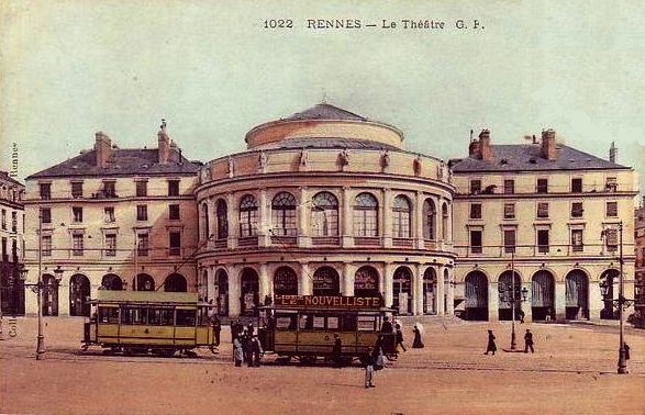 Rennes (Ille-et-Vilaine) Le théâtre-opéra CPA