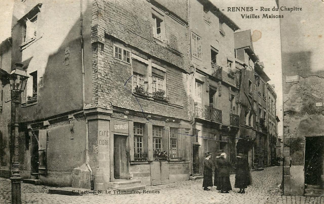 Rennes (Ille-et-Vilaine) Les vieilles maisons CPA