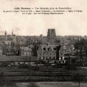 Rennes (Ille-et-Vilaine) Vue générale CPA