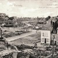 Rethel (08) 1918, les ruines CPA