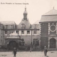 Rethel (08) L'école et la chapelle CPA