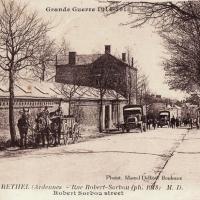 Rethel (08) La rue Robert  Sorbon CPA