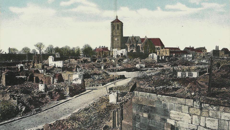 Rethel (08) La ville en 1914 CPA