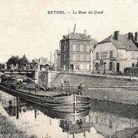 Rethel (08) Le pont du canal CPA