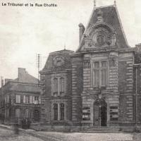 Rethel (08) Le Tribunal rue Choffin CPA