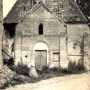 Révillon (Aisne) CPA église en ruines