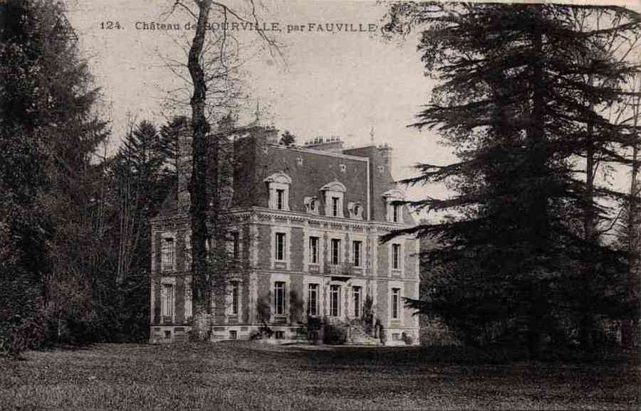 Ricarville (Seine Maritime) Château de Bourville CPA