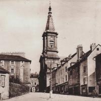 La place de la Madeleine (cpa)