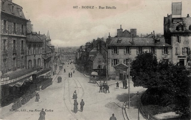 La rue Béteille (cpa)
