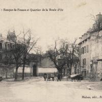 Le quartier de la boule d'or (cpa)