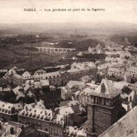 Vue générale et pont de La Gascary (cpa)