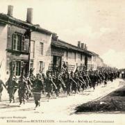 Romagne-sous-Montfaucon (Meuse) 1914-1918, arrivée du cantonnement CPA