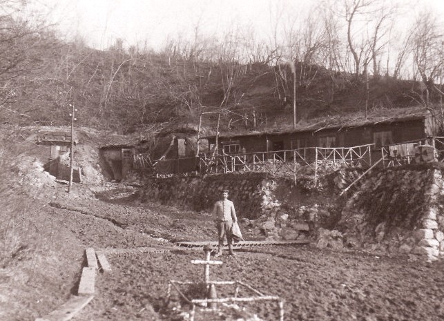 Romagne-sous-Montfaucon (Meuse) 1914-1918, camp allemand CPA