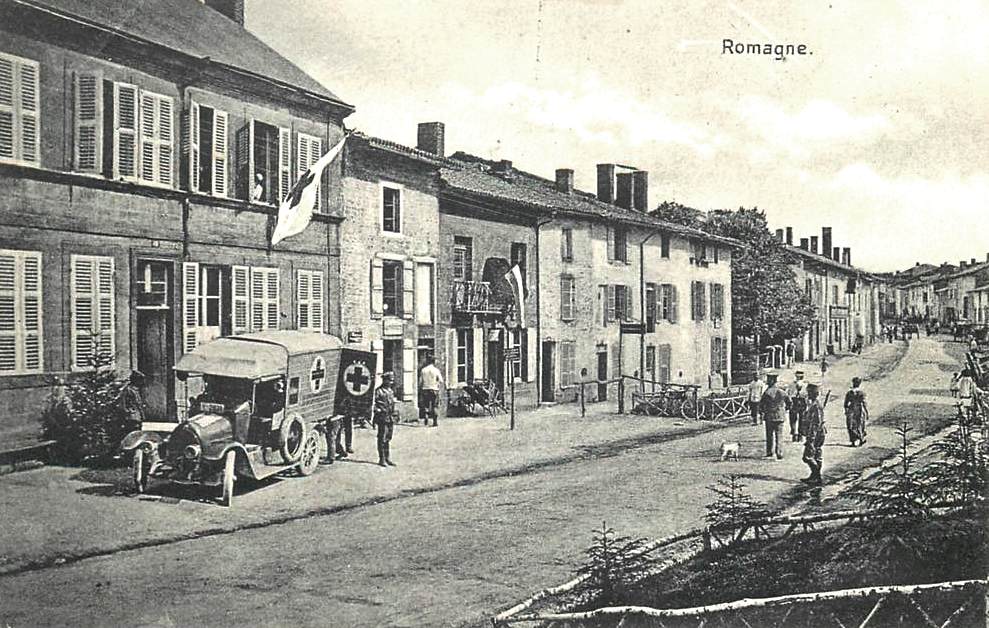 Romagne-sous-Montfaucon (Meuse) 1914-1918, occupation allemande CPA