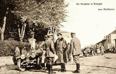 Romagne-sous-Montfaucon (Meuse) 1914-1918, occupation allemande CPA