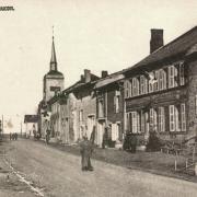 Romagne-sous-Montfaucon (Meuse) 1914-1918, rue de l'église CPA