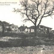 Romagne-sous-Montfaucon (Meuse) 1914-1918, ruines CPA