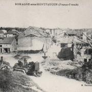 Romagne-sous-Montfaucon (Meuse) 1914-1918, ruines CPA5
