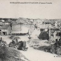 Romagne-sous-Montfaucon (Meuse) 1914-1918, ruines CPA5