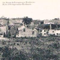 Romagne-sous-Montfaucon (Meuse) 1914-1918, ruines CPA7