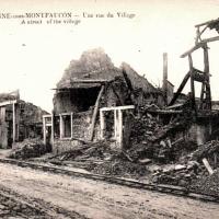 Romagne-sous-Montfaucon (Meuse) 1914-1918, ruines CPA9