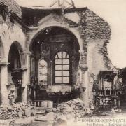 Romagne-sous-Montfaucon (Meuse) 1914-1918, ruines de l'église CPA
