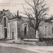 Romagne-sous-Montfaucon (Meuse) 1914-1918, ruines de l'église CPA