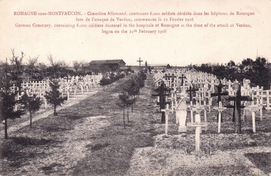 Romagne-sous-Montfaucon (Meuse) Cimetière allemand, CPA