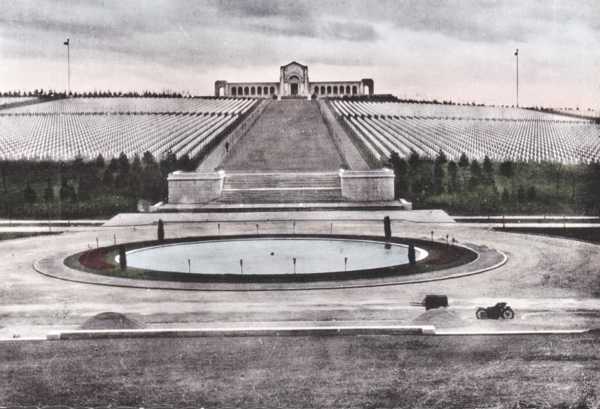 Romagne-sous-Montfaucon (Meuse) Cimetière américain, CPA vers 1950