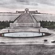 Romagne-sous-Montfaucon (Meuse) Cimetière américain, CPA vers 1950