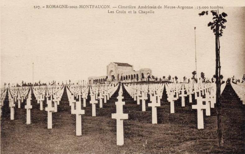 Romagne-sous-Montfaucon (Meuse) Cimetière américain CPA