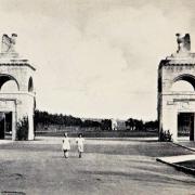 Romagne-sous-Montfaucon (Meuse) Cimetière américain, entrée CPA